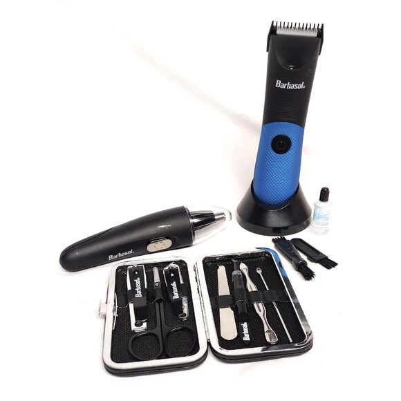 Barbasol Men's 10-Piece Grooming set - Unused, Damaged Box - Picture 1 of 5